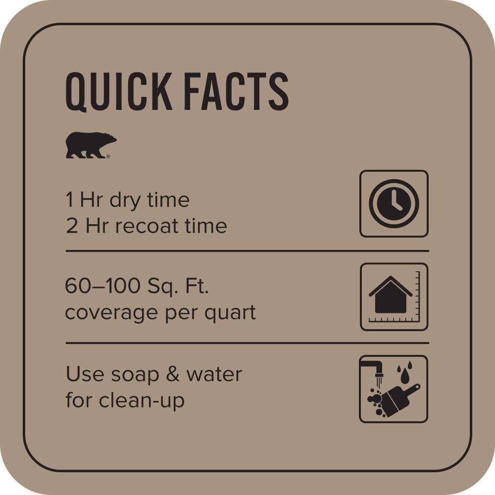 BEHR PREMIUM PLUS 1 qt. #PPU7-05 Pure Earth Flat EcoMix Plant-Based Interior Paint & Primer (3)