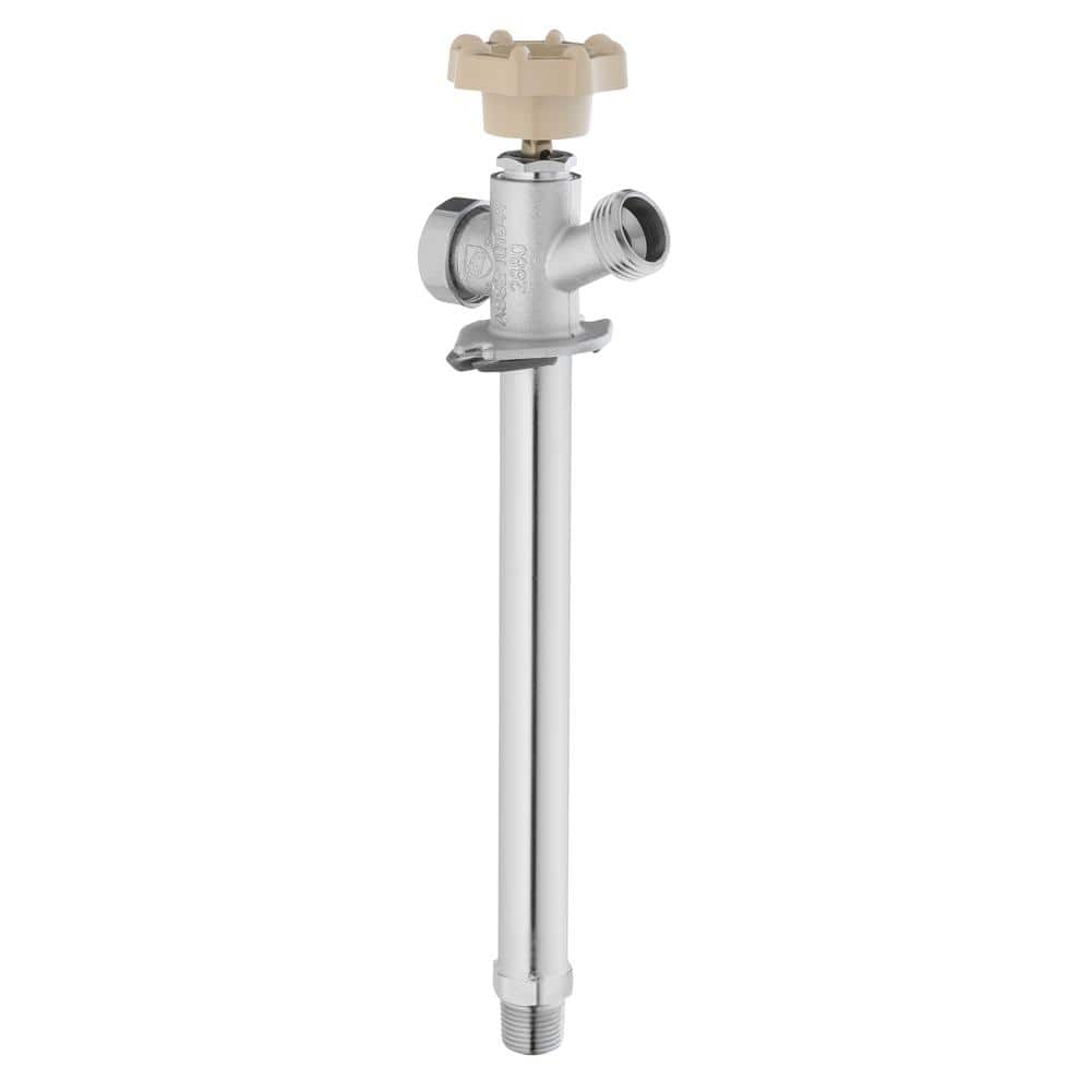 Everbilt . MHT MIP and SWT 8 in. Brass Anti-Siphon Frost Free Sillcock Valve