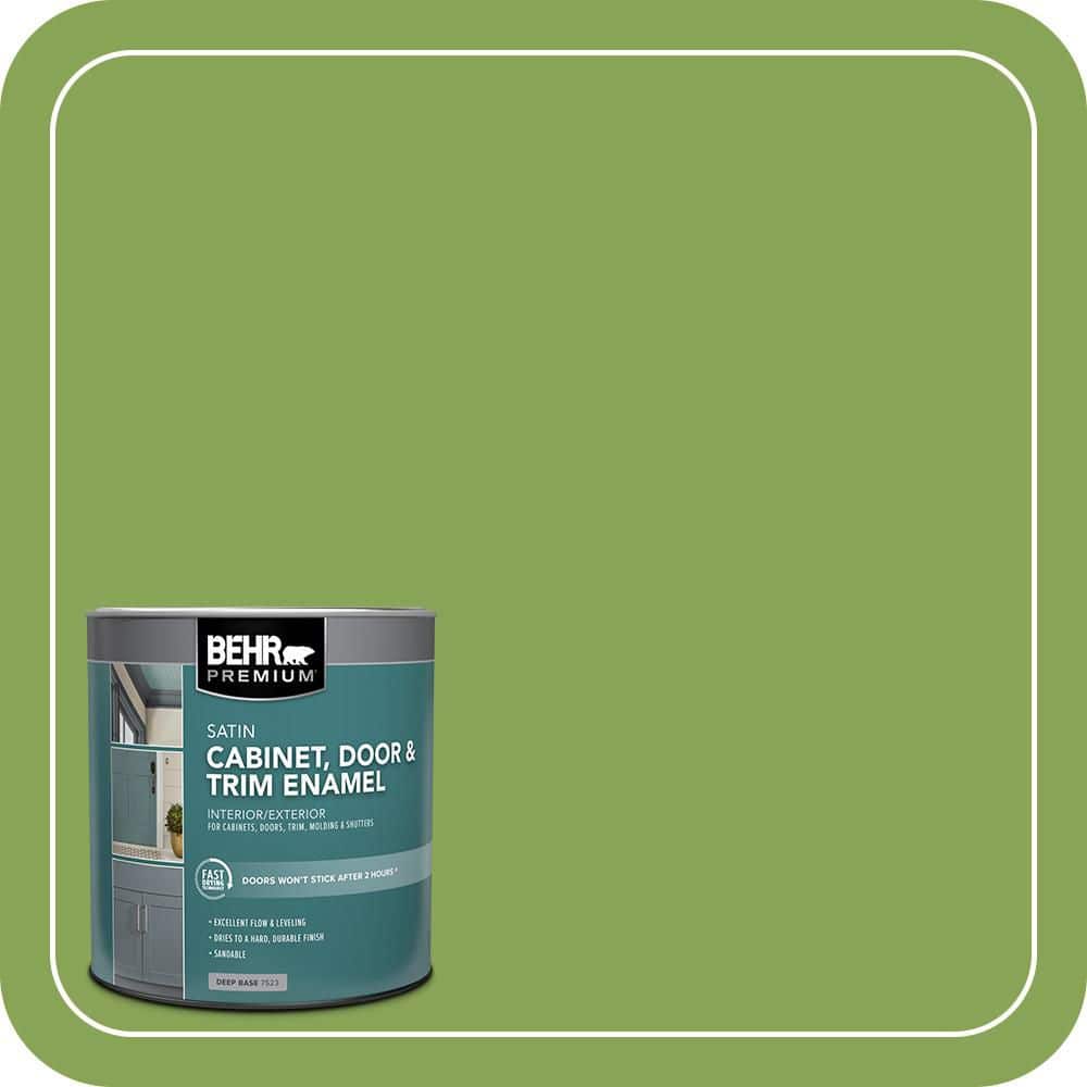 BEHR PREMIUM 1 qt. #P370-6 Salamander Satin Enamel Interior/Exterior Cabinet, Door & Trim Paint