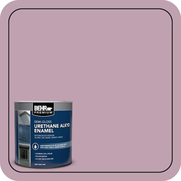 BEHR PREMIUM 1 qt. #S120-4 Decanting Semi-Gloss Enamel Urethane Alkyd Interior/Exterior Paint (2)
