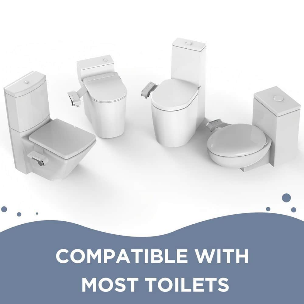 Numhew Bidet Attachment for Toilet, Cold Water Bidets Sprayer with Adjustable Pressure Control for Existing Toilets (3)