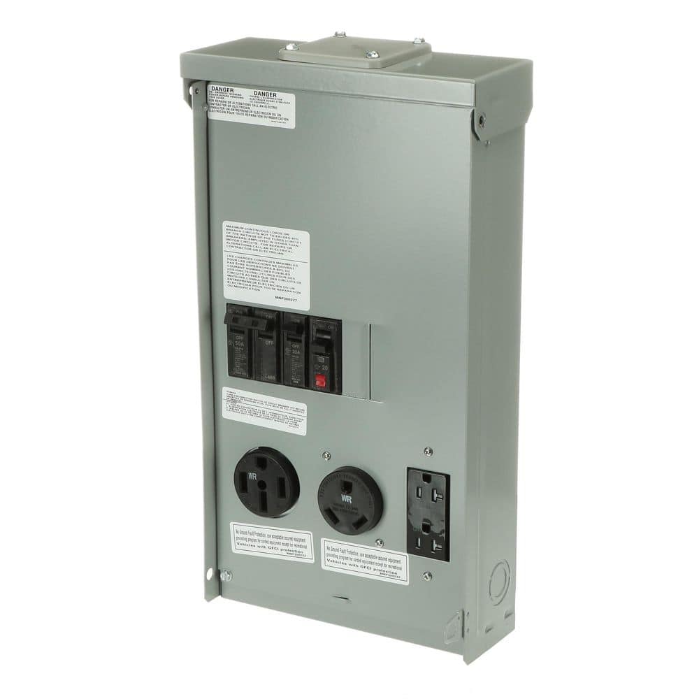 Midwest Electric Products 100 Amp 5-Space 10-Circuit Overhead RV Panel (U075GTL)