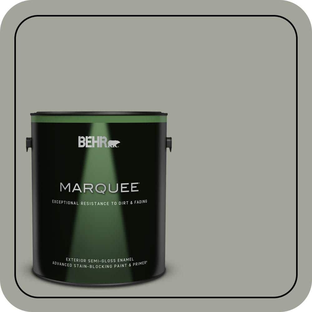 BEHR MARQUEE 1 gal. #N380-4 Strong Winds Semi-Gloss Enamel Exterior Paint & Primer