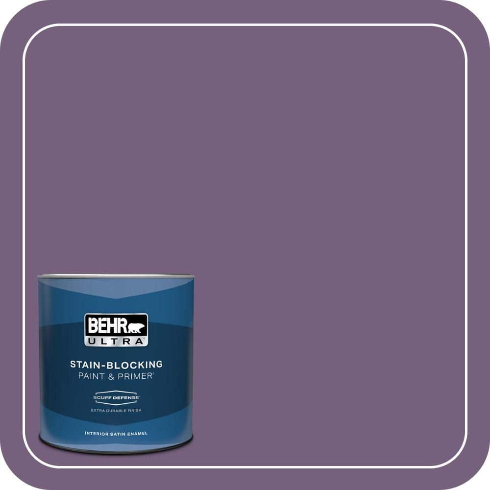 BEHR ULTRA 1 qt. #660D-6 Zinfandel Extra Durable Satin Enamel Interior Paint & Primer
