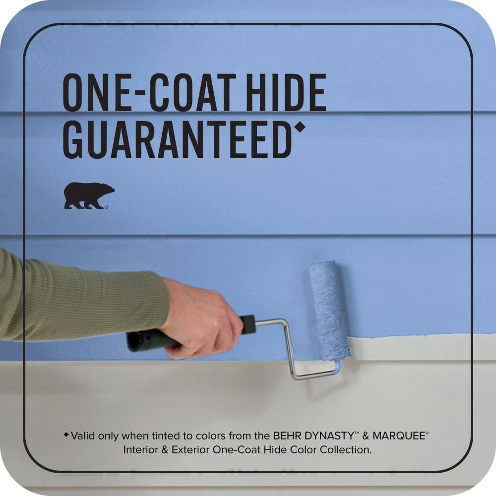 BEHR MARQUEE 1 gal. #P530-4 Periwinkle Flat Exterior Paint & Primer (3)