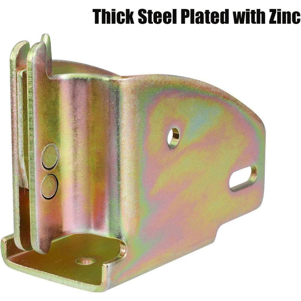 Afoxsos Zinc-Coated Steel E-Track Wood Beam End Socket Accessories Adjustable Load Lock Bars (10-Pack) (3)
