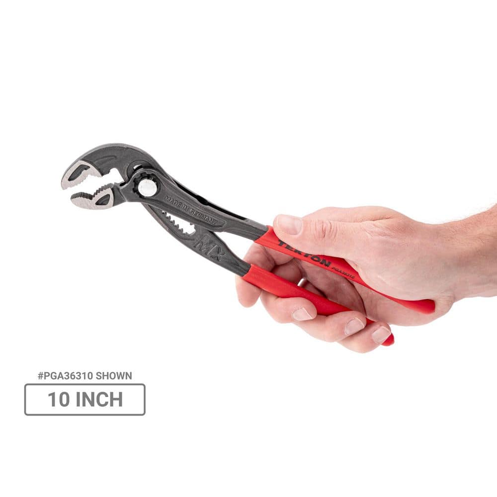 TEKTON Pliers Set, 2-Piece (Pliers Wrench, Angle Nose Push Button Adjustable) (3)