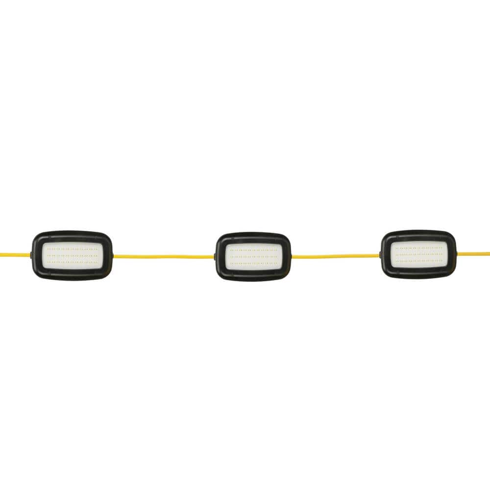 Southwire 100 ft. 14/3 SJTW LED String Light, Yellow (2)