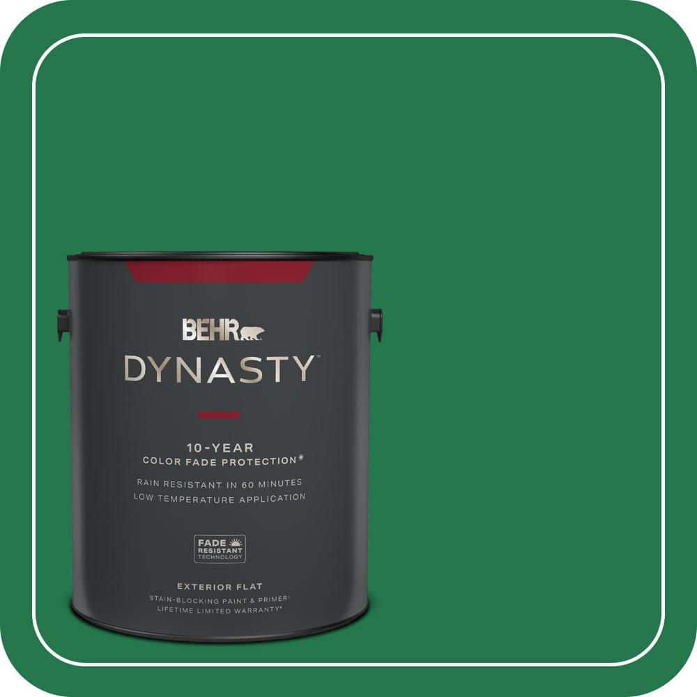BEHR DYNASTY 1 gal. #460B-7 Pine Grove Flat Exterior Stain-Blocking Paint & Primer