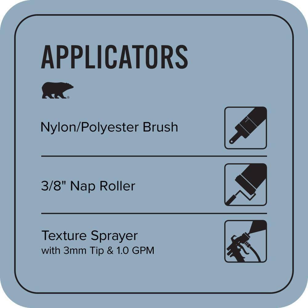 BEHR PREMIUM #BIC-10 Textured Low-Lustre Enamel Interior/Exterior Porch and Patio Anti-Slip Floor Paint (4)