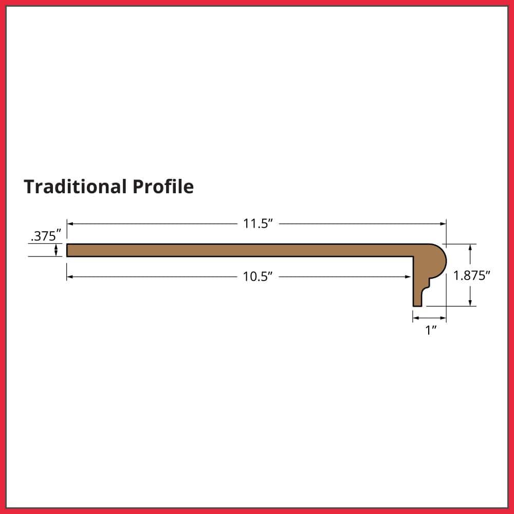 Stairtek Retread Java Scraped Oak 0.375 in. x 48 in. x 11.5 in. Laminate Stair Tread Cover (2)