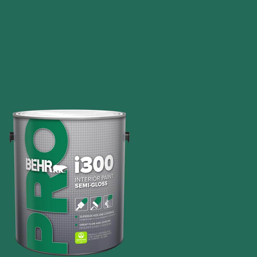 BEHR PRO 1 gal. #S-H-480 Forest Rain Semi-Gloss Interior Paint