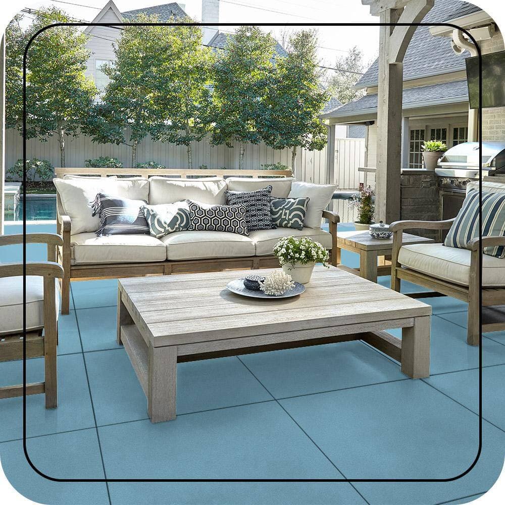 BEHR PREMIUM #PPU14-11 Textured Low-Lustre Enamel Interior/Exterior Porch and Patio Anti-Slip Floor Paint (3)