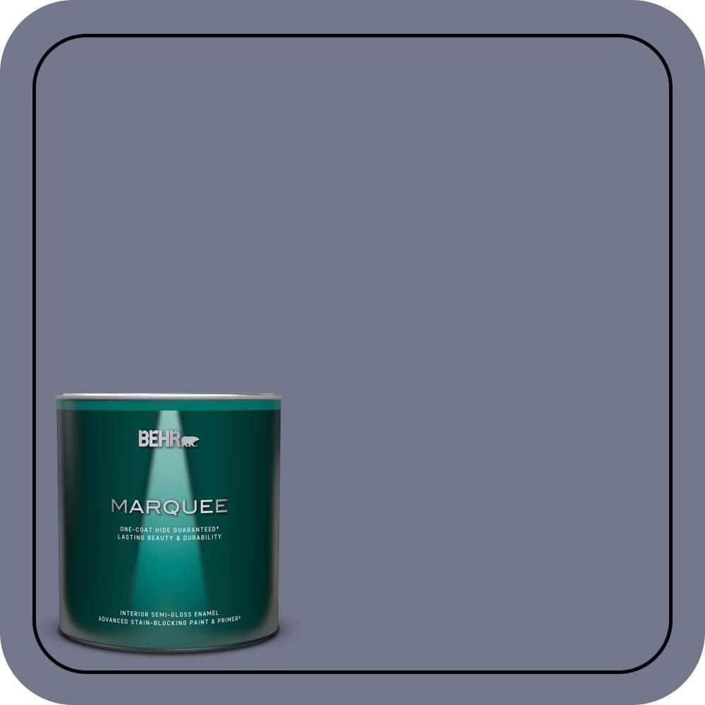 BEHR MARQUEE 1 qt. #S550-5 Fantasia One-Coat Hide Semi-Gloss Enamel Interior Paint & Primer