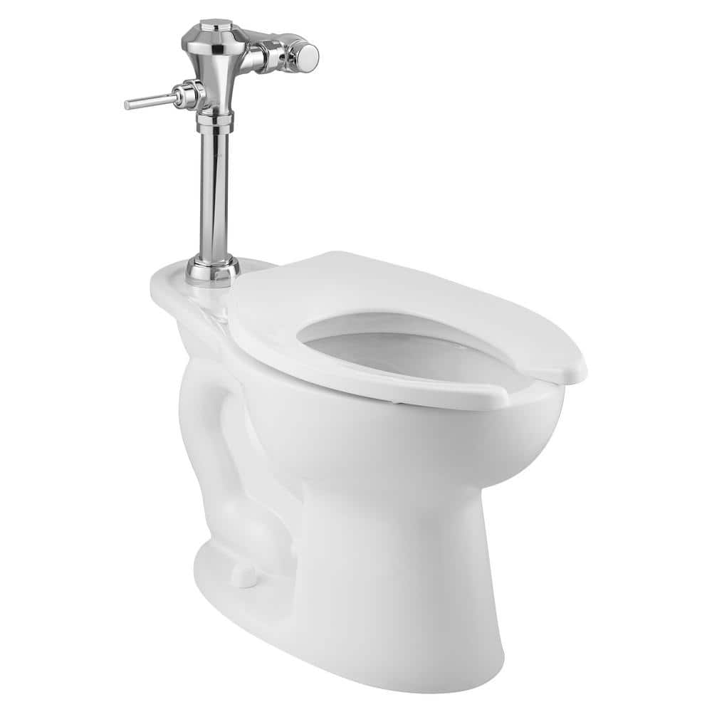 American Standard Ultima Manual Toilet 1.28 GPF Diaphragm-Type 27 in. Rough-In Flush Valve in Polished Chrome (3)