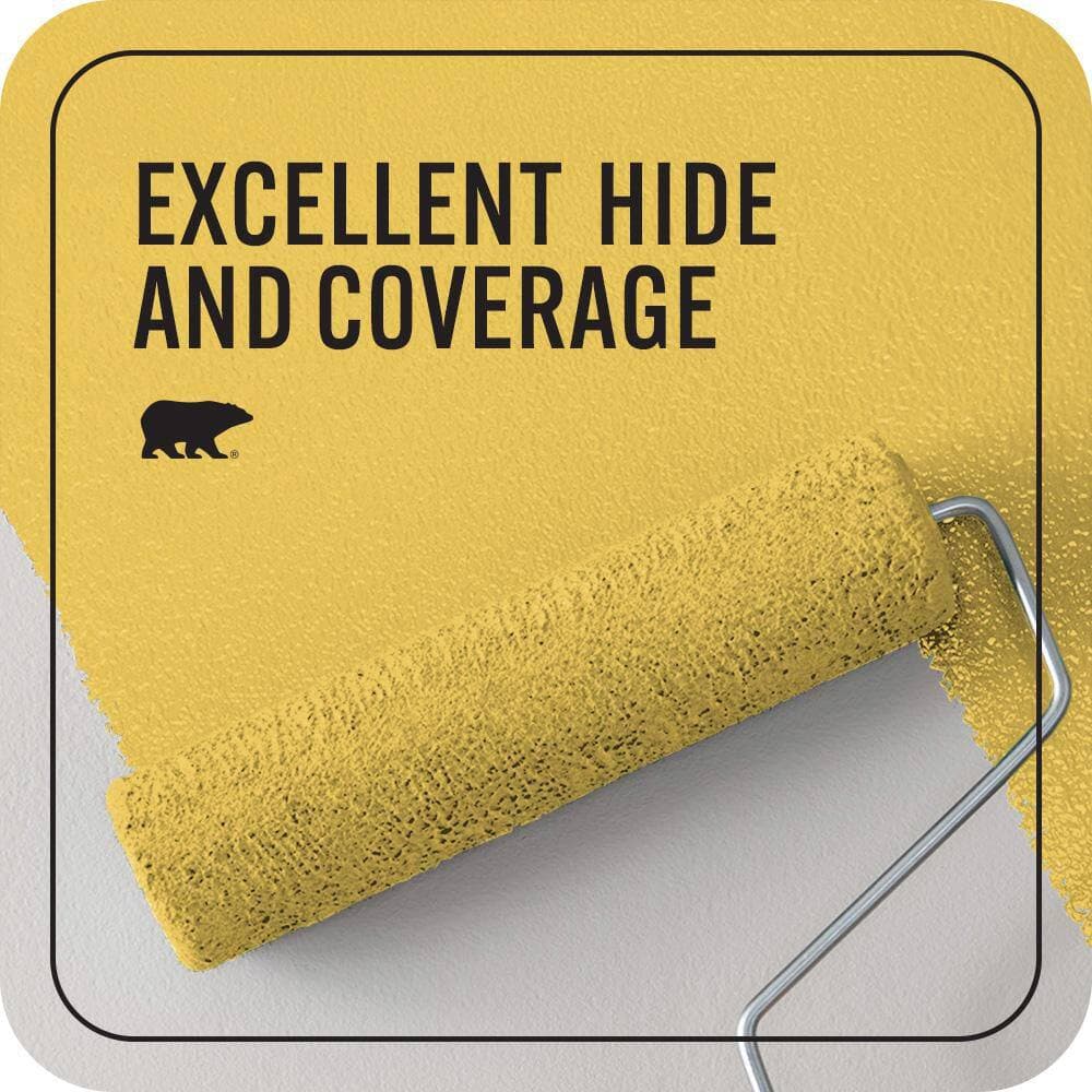 BEHR PREMIUM PLUS #390B-6 Citrus Zest Enamel Interior/ & Primer Color Sample (4)