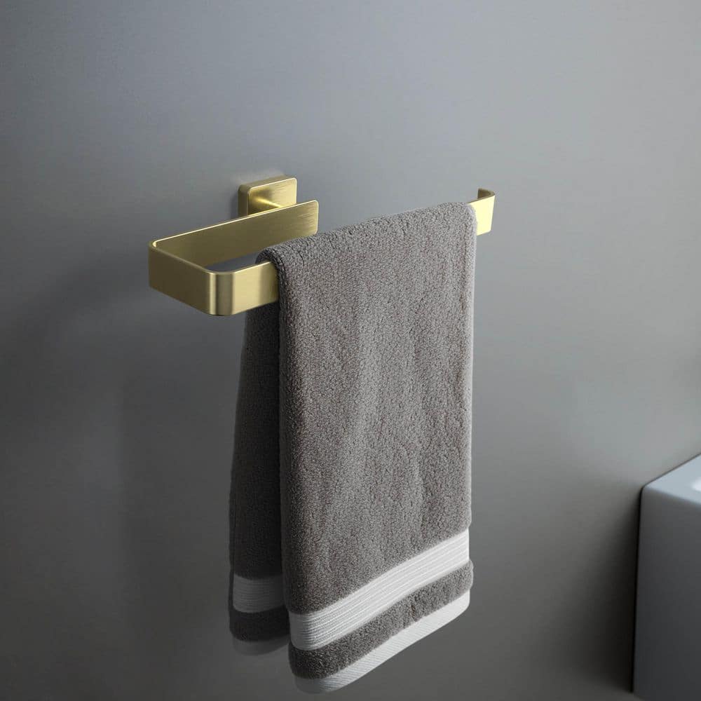 KIBI Bathroom Hardware Set with Toilet Paper Holder Towel Bar/Rack (2)