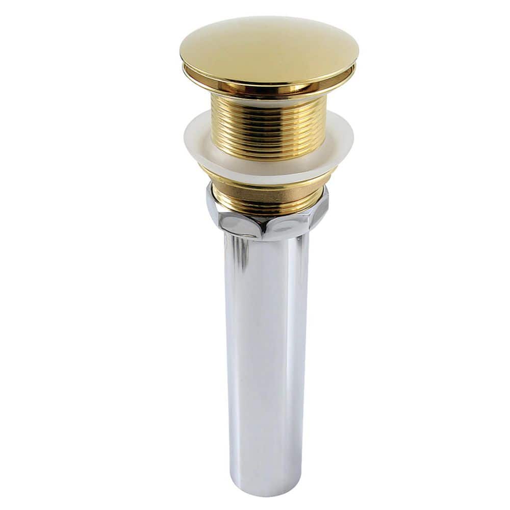 Kingston Brass Trimscape 2-3/4 in. Brass Bar/Utility Sink Basket Strainer in Polished Brass