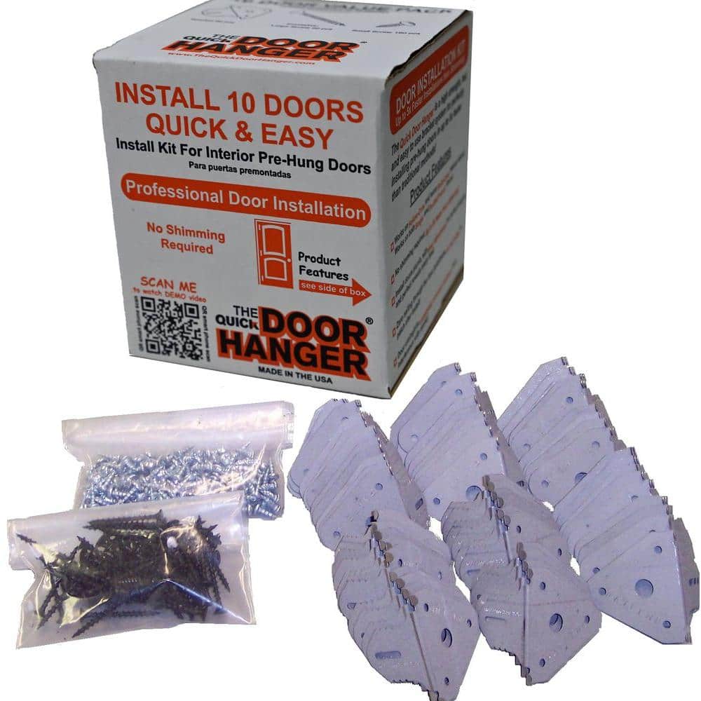 Quick Door Hanger Door Install Kit (10-Pack) (2)