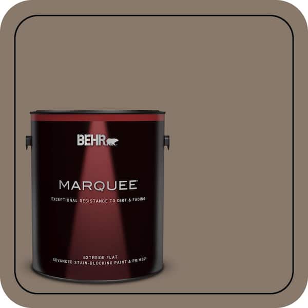BEHR MARQUEE 1 gal. #MQ2-38 Grizzly Flat Exterior Paint & Primer (2)