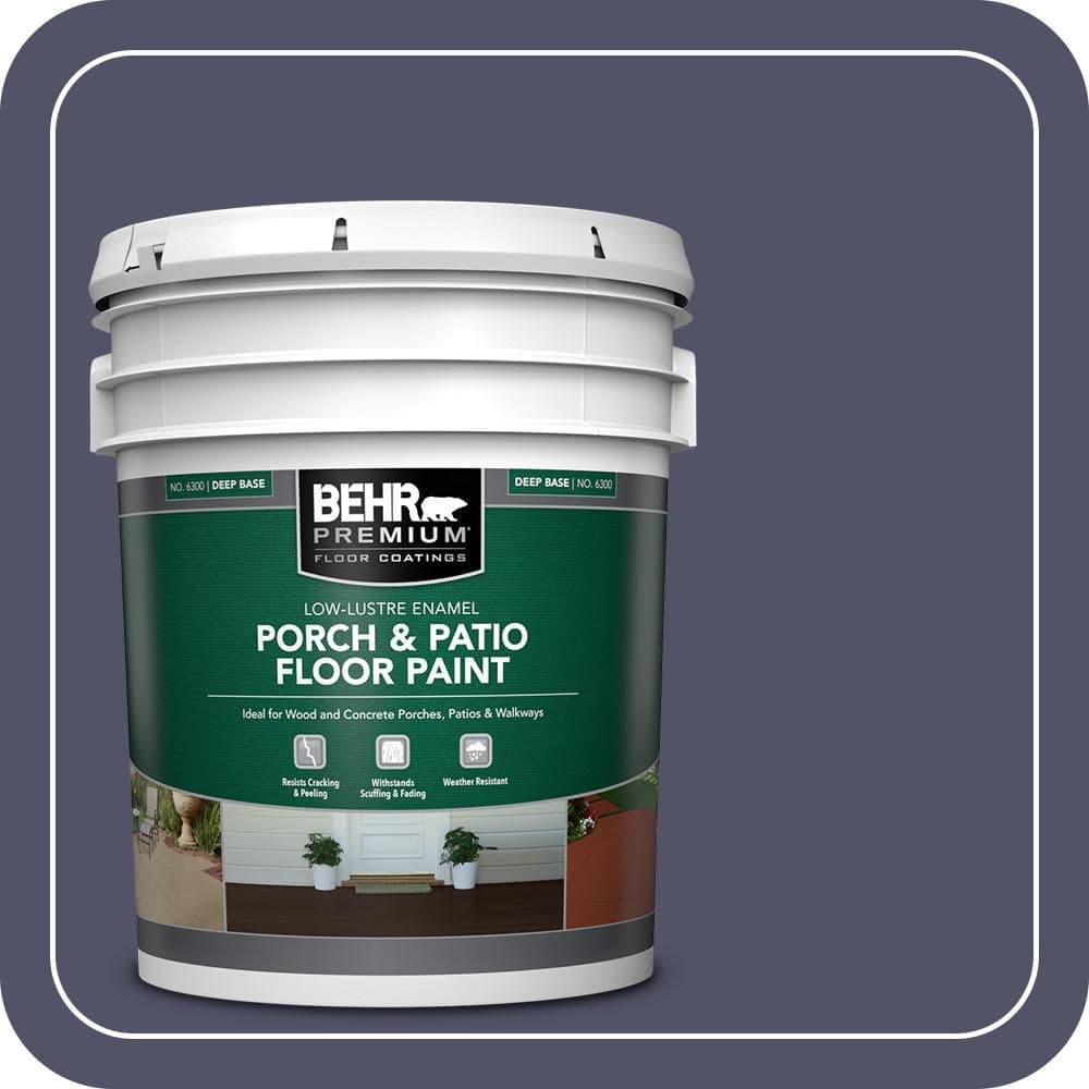 BEHR PREMIUM 5 gal. #S560-7 Lap of Luxury Low-Lustre Enamel Interior/Exterior Porch and Patio Floor Paint (1)