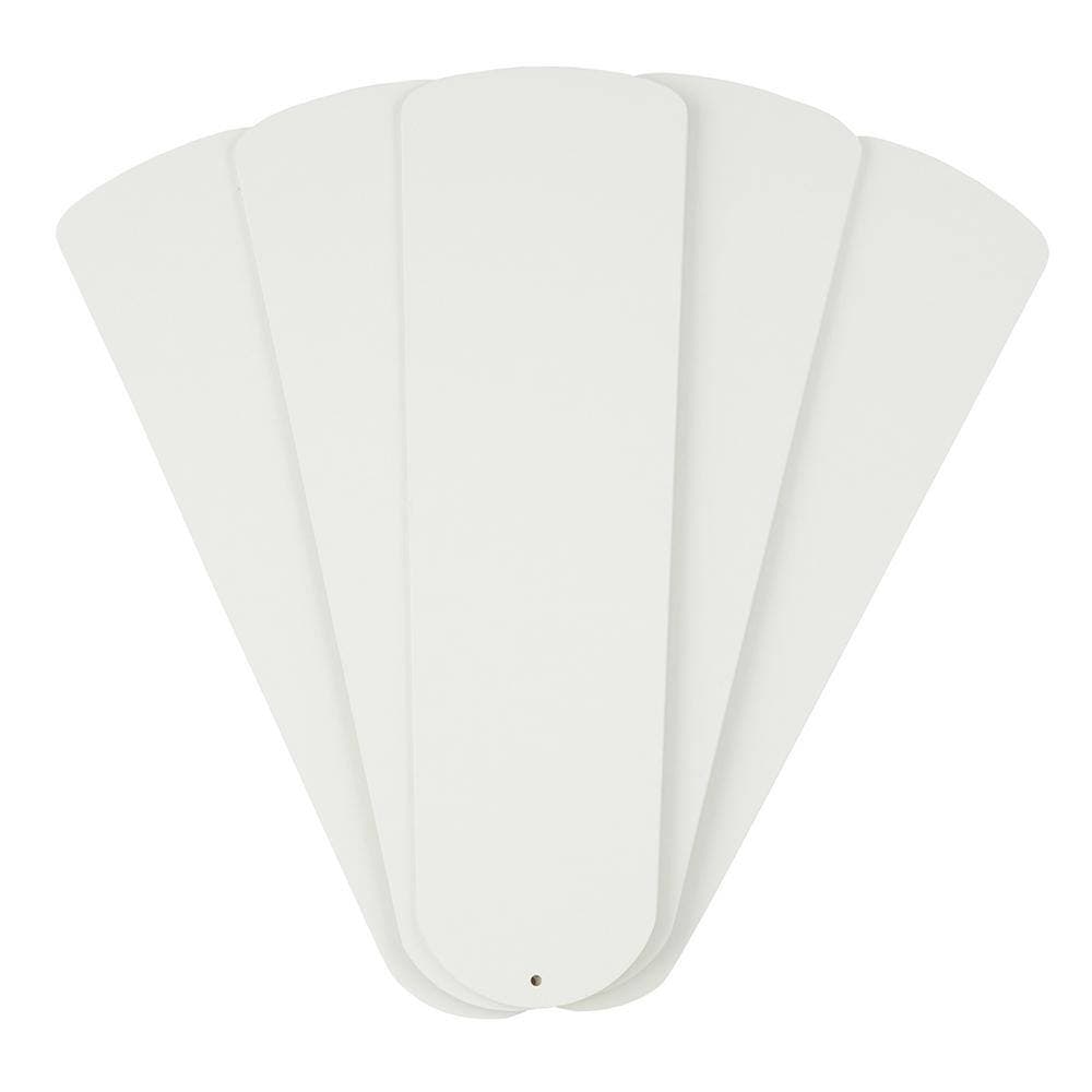 Commercial Electric 42 in. White/Oak Indoor Reversible Replacement Fan Blades (5-Pack) (4)