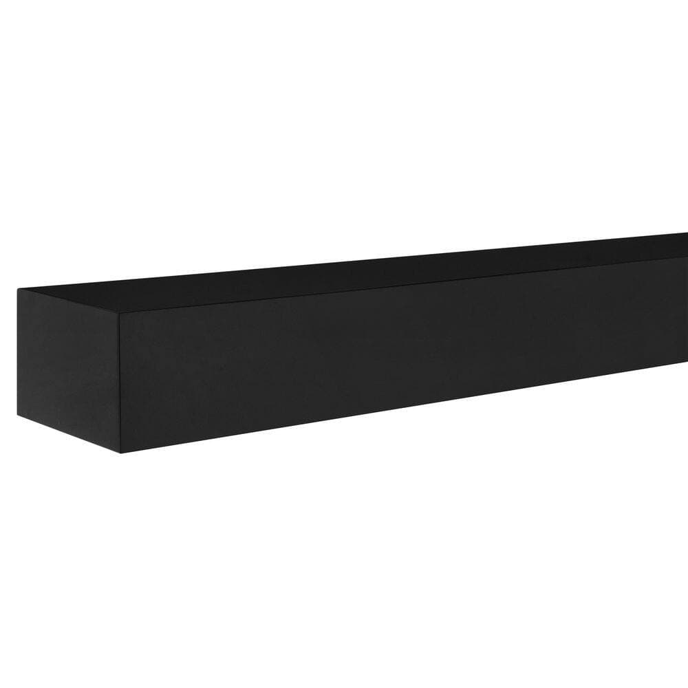 Pearl Mantels The Sam Black 5 ft. Fireplace Cap-Shelf Mantel (2)