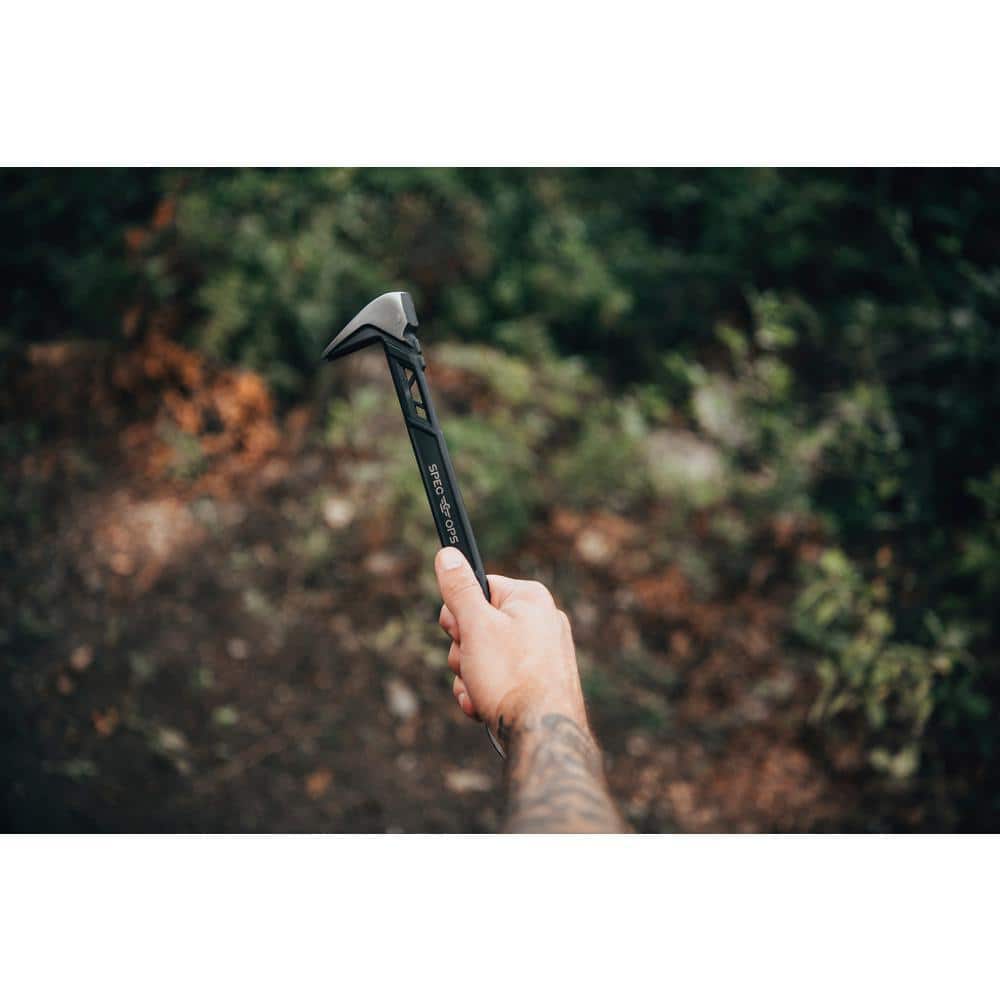 SPEC OPS Molding Pry Bar, 11 in., Nail Puller Cats Paw, High-Carbon Steel, 20% Lighter Advanced Skeleton Design (3)