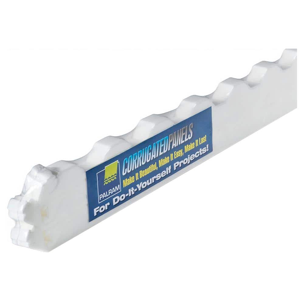 Suntuf 36 in. Horizontal White Foam Roof Closure Strips (5-Pack)