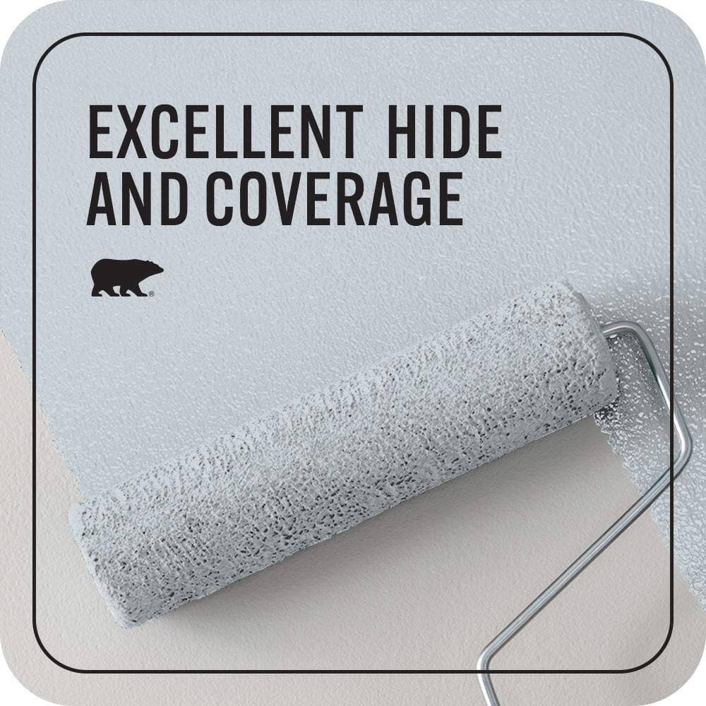 BEHR PREMIUM PLUS #PPU14-17A Polar Frost Enamel EcoMix Plant-Based & Primer (2)