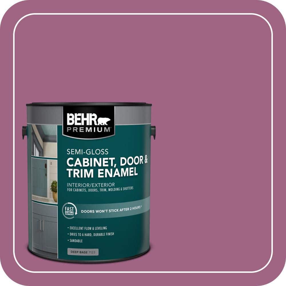 BEHR PREMIUM 1 gal. #M120-6 Love Poem Semi-Gloss Enamel Interior/Exterior Cabinet, Door & Trim Paint