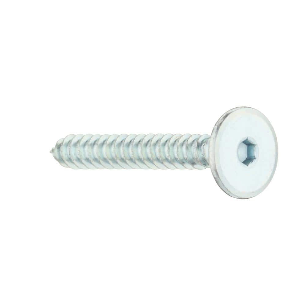 Everbilt 7 mm x 50 mm Zinc-Plated Hex-Drive Connecting Screw (4-Piece per Pack) (2)