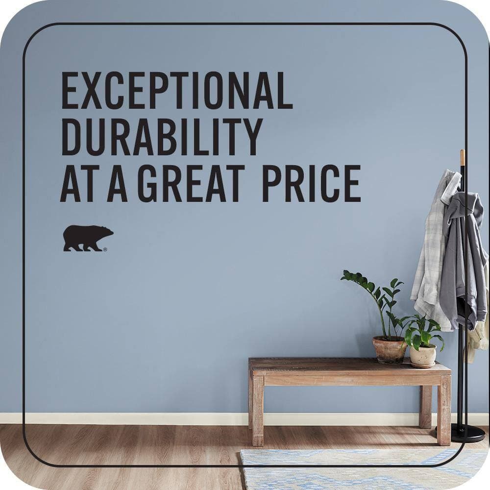 BEHR PREMIUM PLUS #580F-4 River Valley Enamel EcoMix Plant-Based & Primer (4)