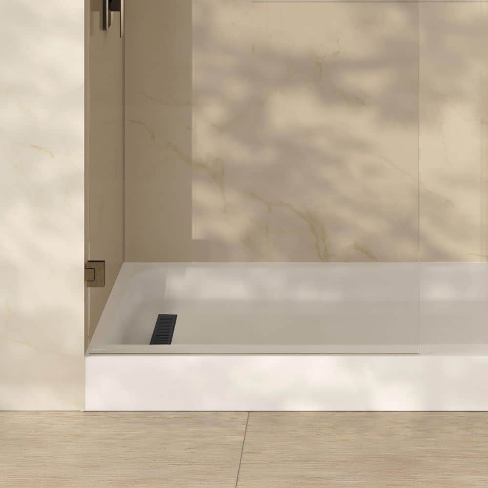 Swiss Madison Voltaire 18 in. Stainless Steel Linear Shower Drain in Matte Black (3)