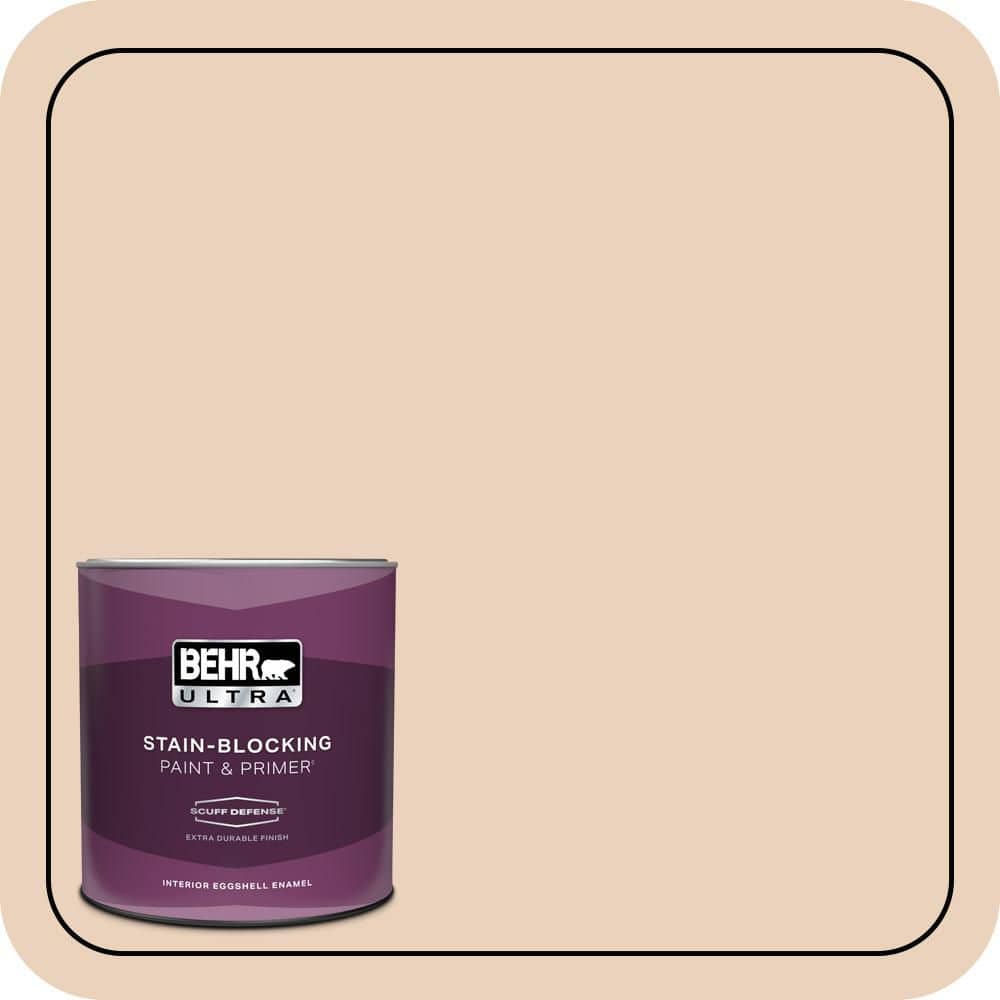 BEHR ULTRA 1 qt. #T14-2 South Peach Extra Durable Eggshell Enamel Interior Paint & Primer