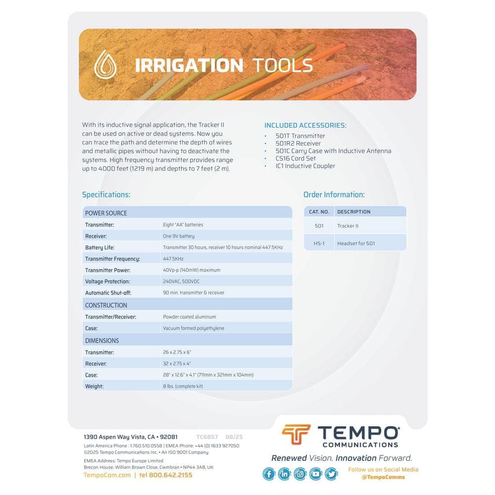 TEMPO Underground Cable and Wire Locator (2)
