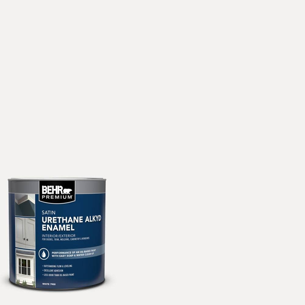 BEHR PREMIUM White Urethane Alkyd Enamel (1)