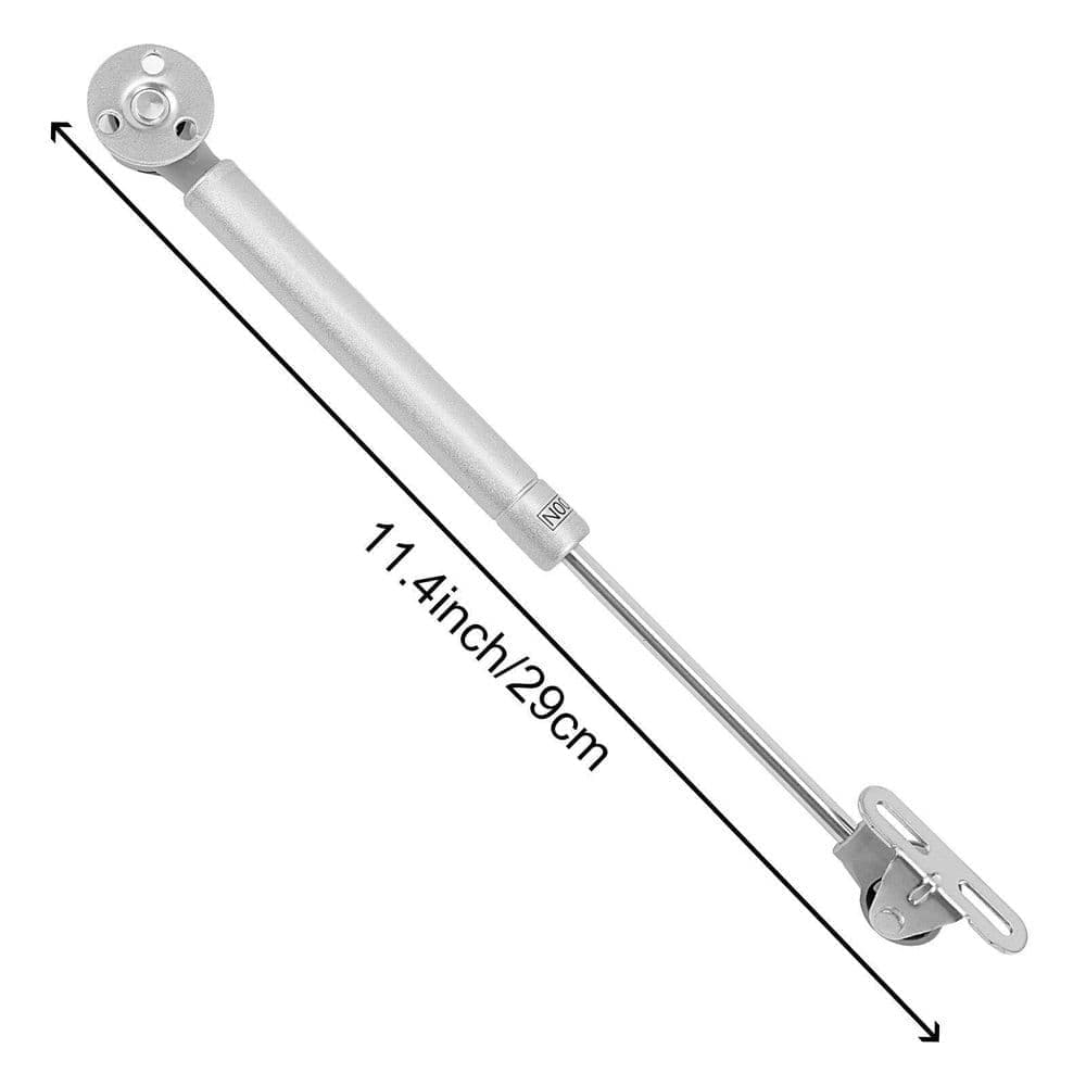 Numhew Pneumatic Cabinet Door Lift Support with 50-Srews, Soft Open Lid Stay Hinge for Box, Storage, Chest, Bench (10-Pack) (2)