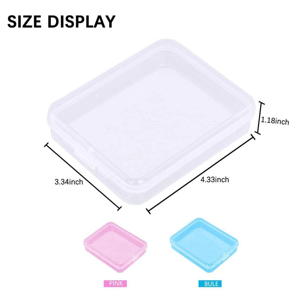 KHKFY Portable Travel Cotton Pad Holder Compact with Transparent Lid Storage Jar for Swabs and Floss 3 Pack (2)