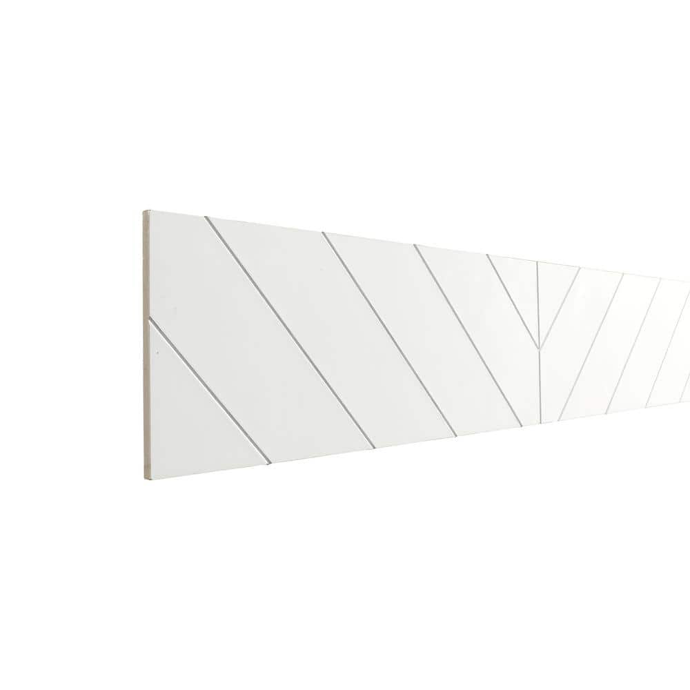 ORNAMENTAL 42 in. x 7-1/2 in. Primed MDF Reversible Riser (1)