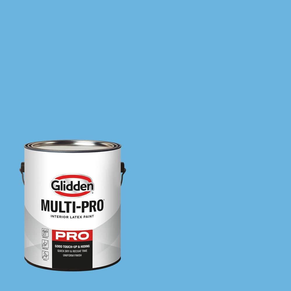 Glidden Multi-Pro 1 gal. PPG1240-4 Xavier Blue Eggshell Interior Paint