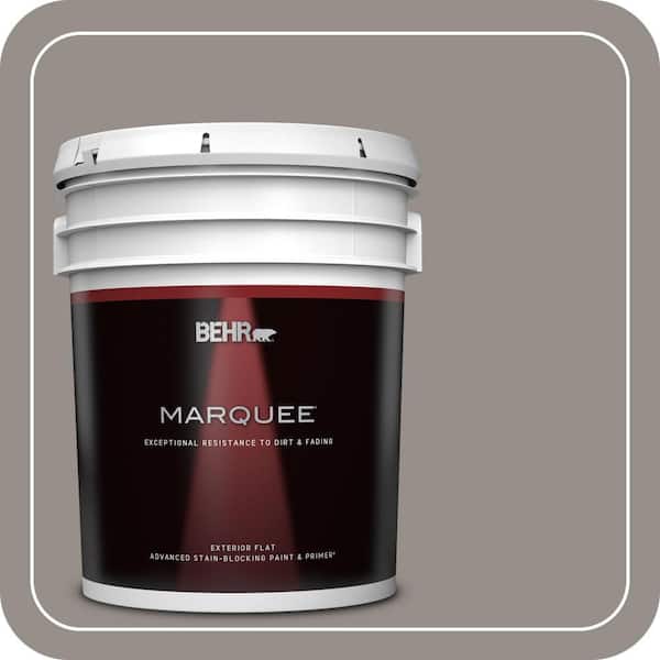 BEHR MARQUEE 5 gal. #QE-59 Water Tower Flat Exterior Paint & Primer (2)