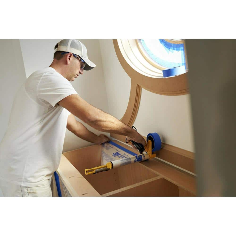 3M 72 in. x 90 ft. Hand-Masker Advanced Masking Film (Case of 8) (3)