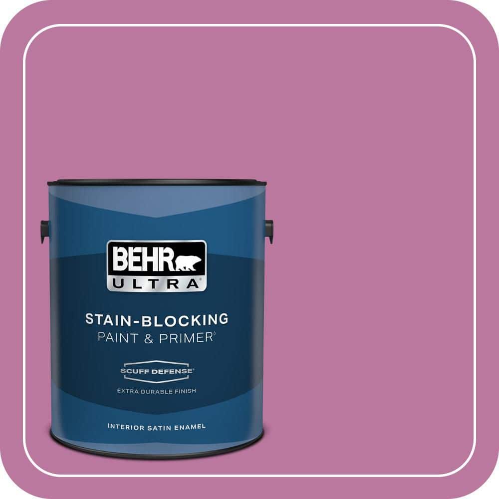 BEHR ULTRA 1 gal. #690B-5 Valentine Heart Extra Durable Satin Enamel Interior Paint & Primer (1)