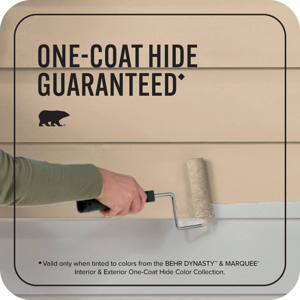 BEHR MARQUEE 1 gal. #S280-3 Practical Tan Flat Exterior Paint & Primer (3)