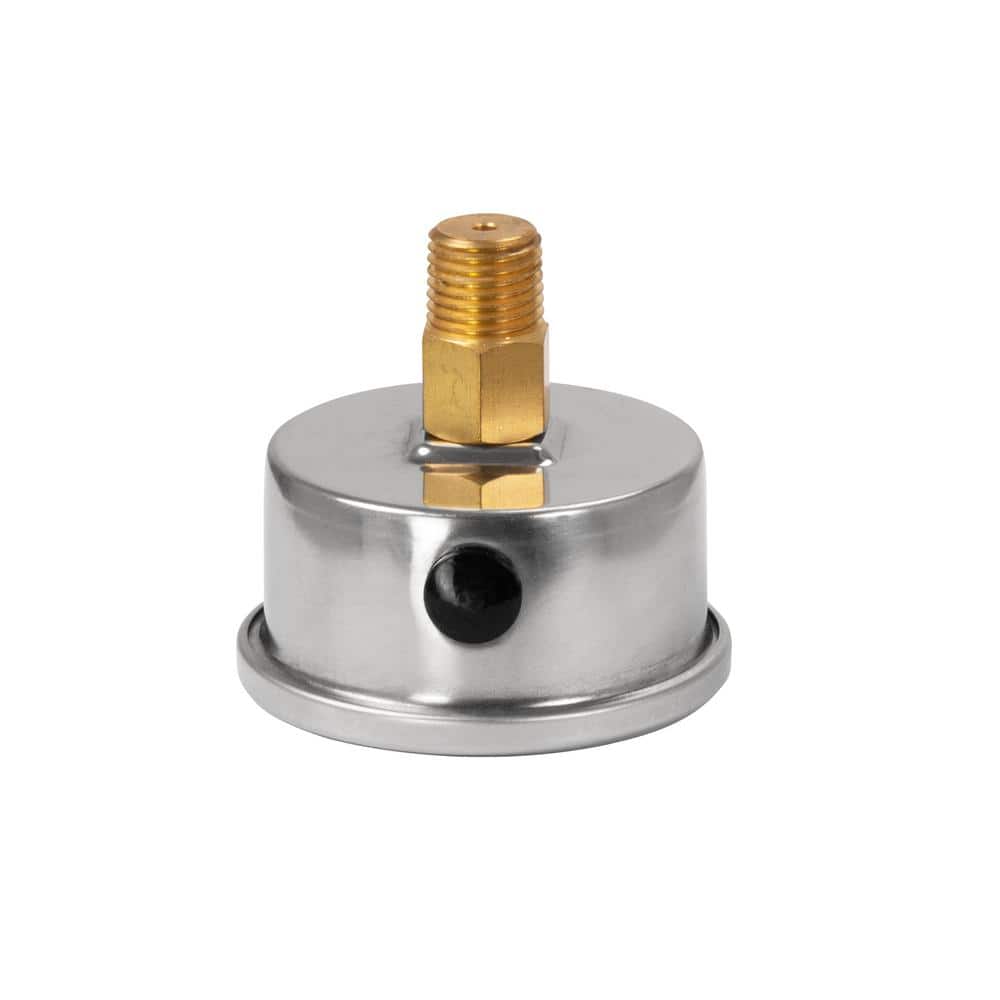 Husky 2 in. Liquid Filled Pressure Gauge with 1/4 in. NPT Back Mount (3)