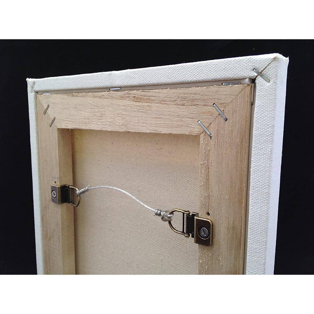 HangZ 25 lb. 1 Hole D Ring Canvas Flat Mount Wire Kit (3)