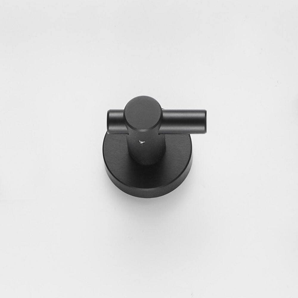 stufurhome 4-Pack Matte Black bath  Wall Hanging Hook in Metal (3)