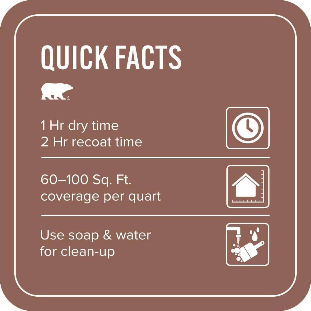 BEHR PREMIUM PLUS 1 qt. #BXC-57 Raw Sienna Flat EcoMix Plant-Based Interior Paint & Primer (3)