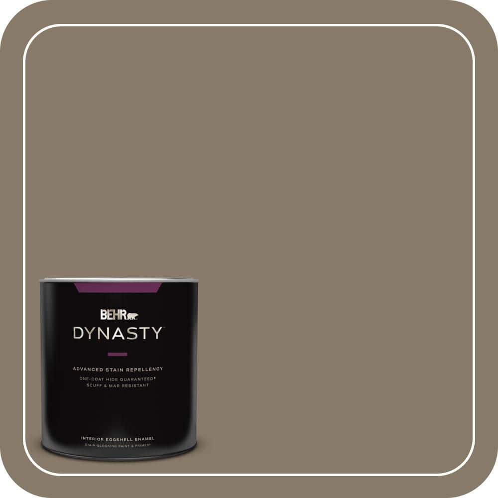 BEHR DYNASTY 1 qt. #PPU7-24A Hiking Trail Eggshell Enamel Interior Stain-Blocking Paint and Primer
